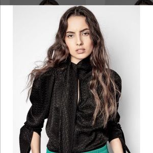 Zadig & Voltaire
Women's Black Bowy Jac Zv Shirt Brand New, with tags size S